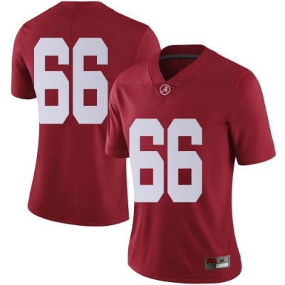 Women's Alabama Crimson Tide #66 Alec Marjoribanks Crimson Limited NCAA College Football Jersey 2403GANP4